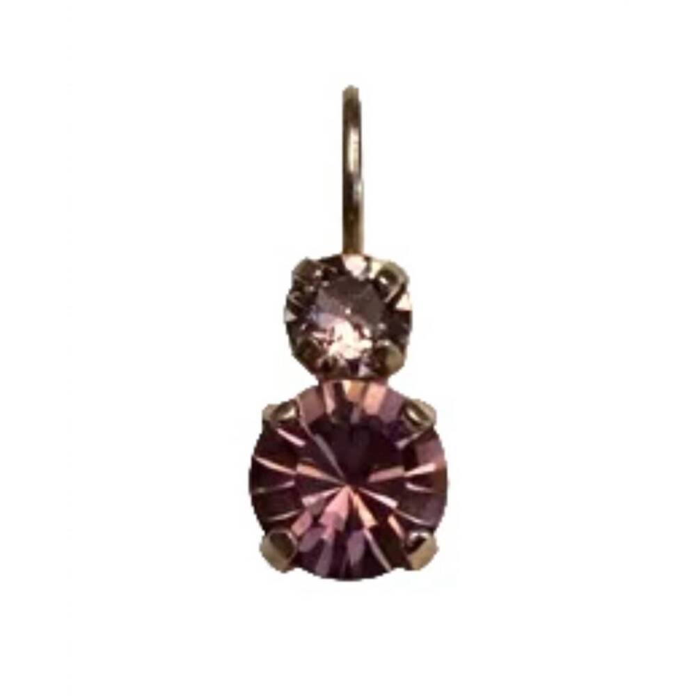 NEW MARIANA women's serene earrings in lavender/ pink